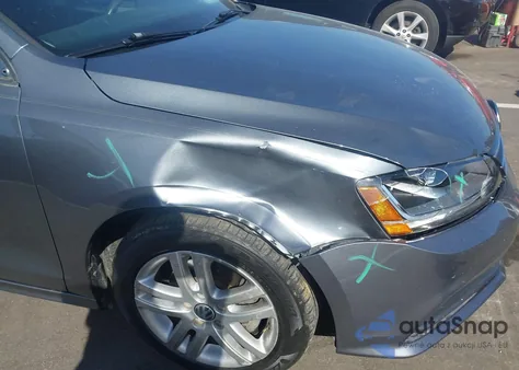 2017 Volkswagen Jetta 1.4T S из США, поврежденный, VIN 3VW2B7AJ8HM201783